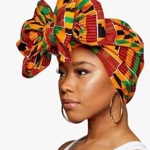 Colorful African Print Headwrap